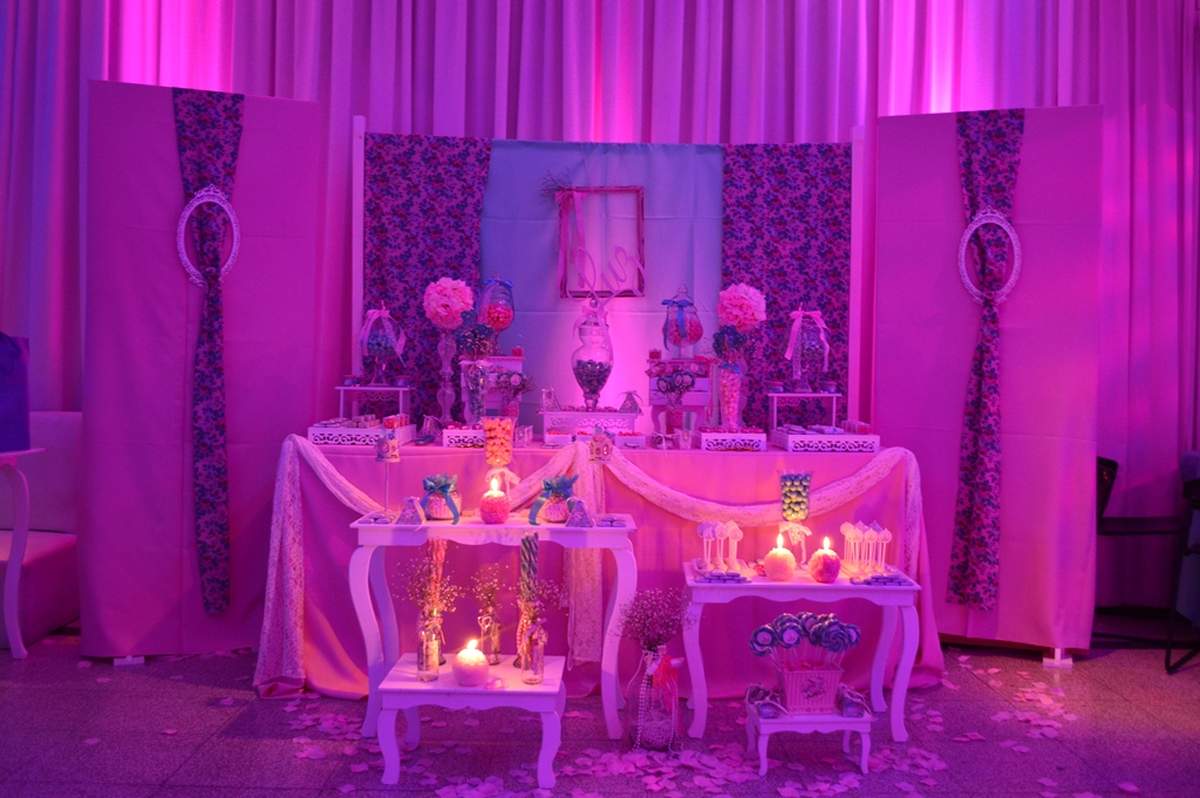 Shabby chic fifteen birthday party - Shabby chic