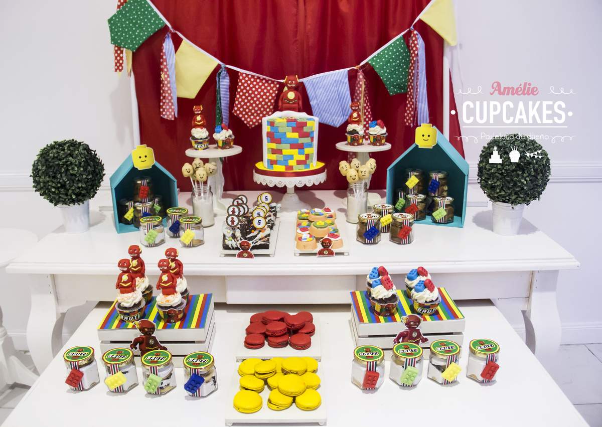 Lego Birthday Party - Lego superheroe Flash 