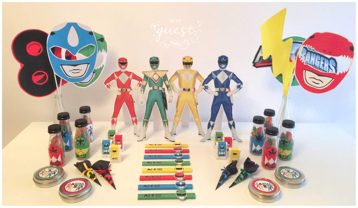 Power Rangers Party Box Birthday Party Ideas Photo 1 of 8 Catch My