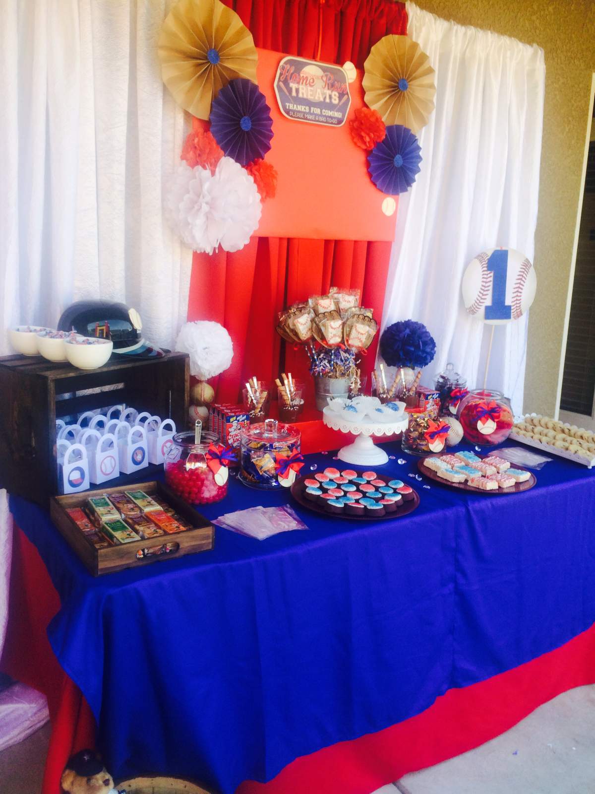 Isaías Baseball 1st Birthday Bash  - Baseball 
