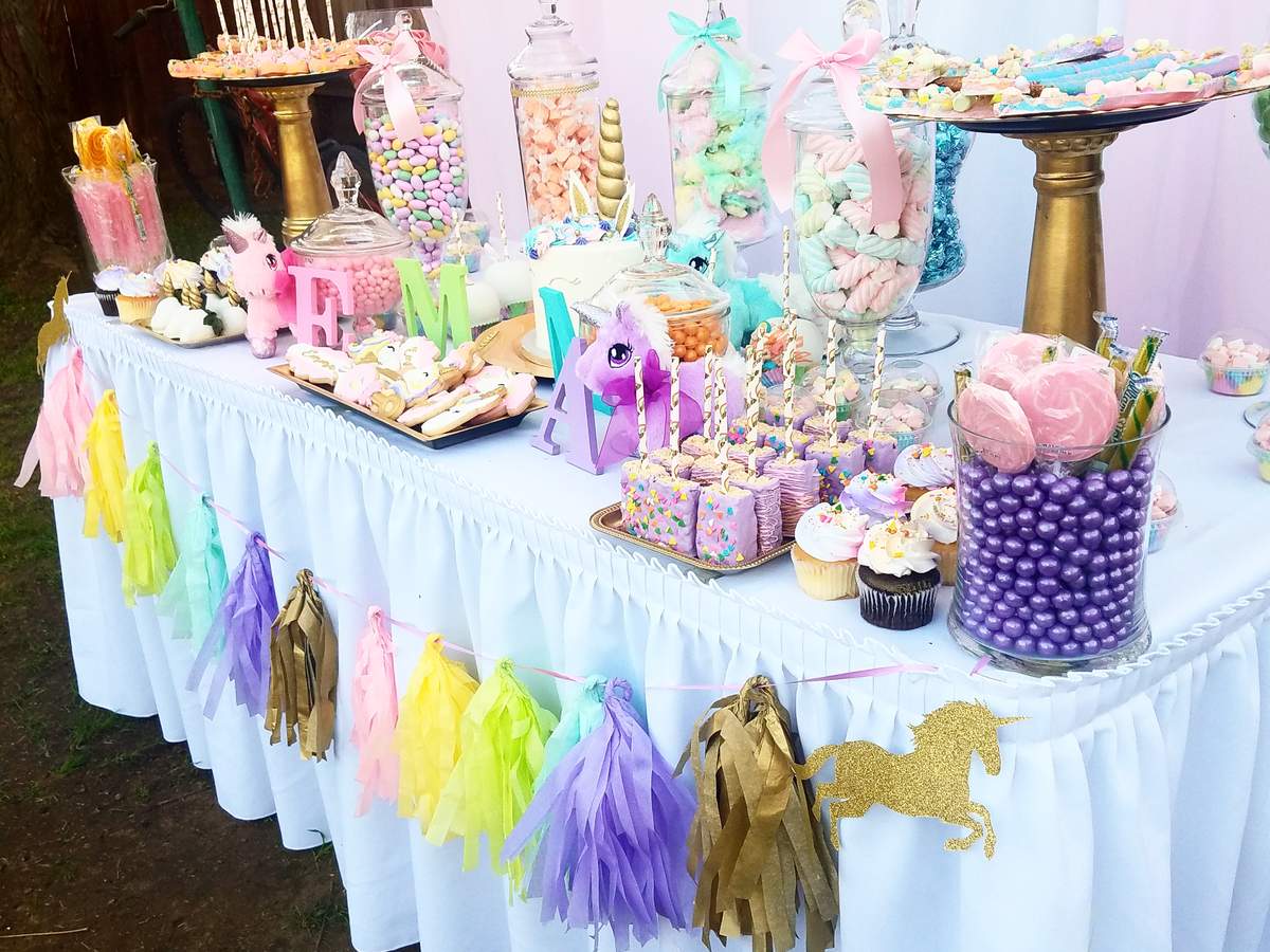 Unicorns Baby Shower Party Ideas Photo 1 of 13 Catch My Party