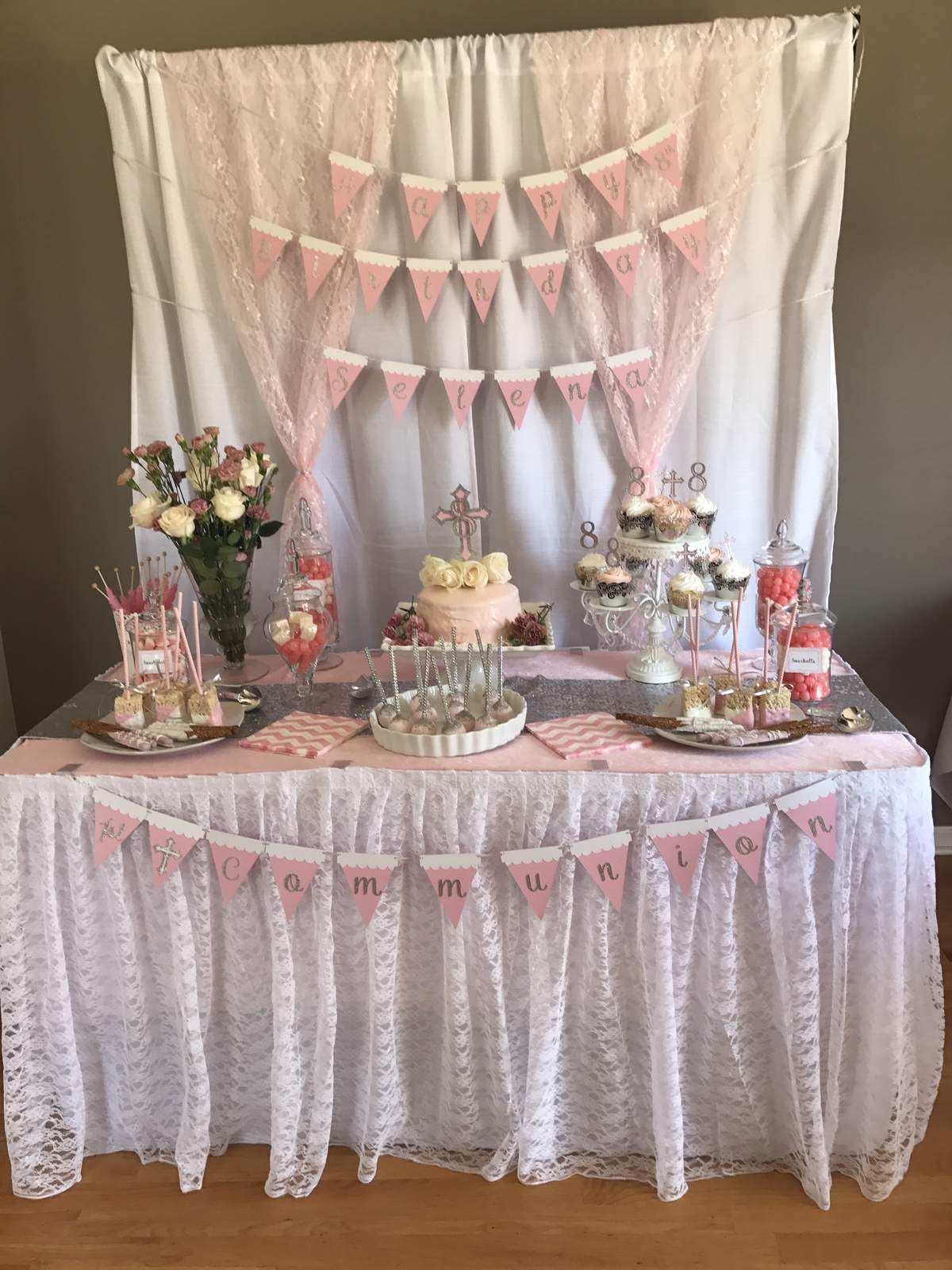 1st Communion / 8th Birthday party - Pretty and Pink