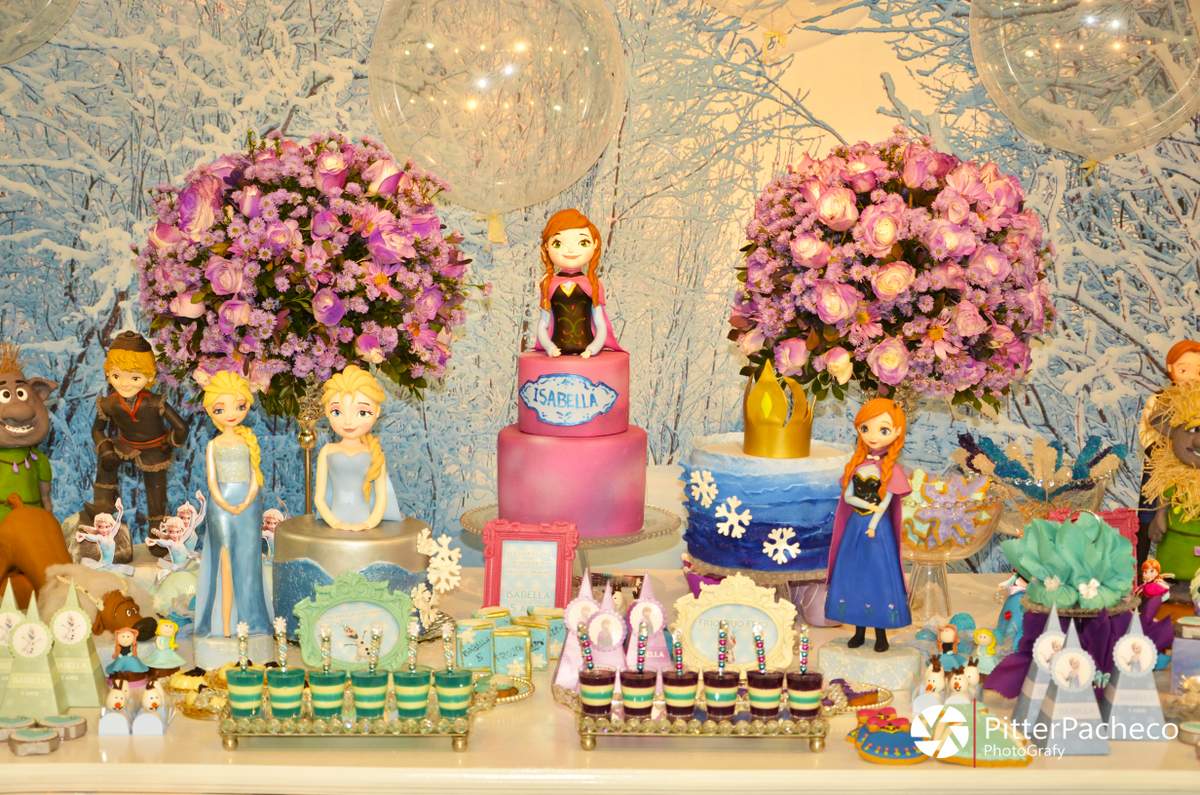 Issabella's Frozen 5th birthday party - Frozen (Disney)