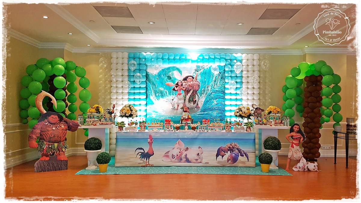 Luanne's Moana 7th Birthday Party - Moana