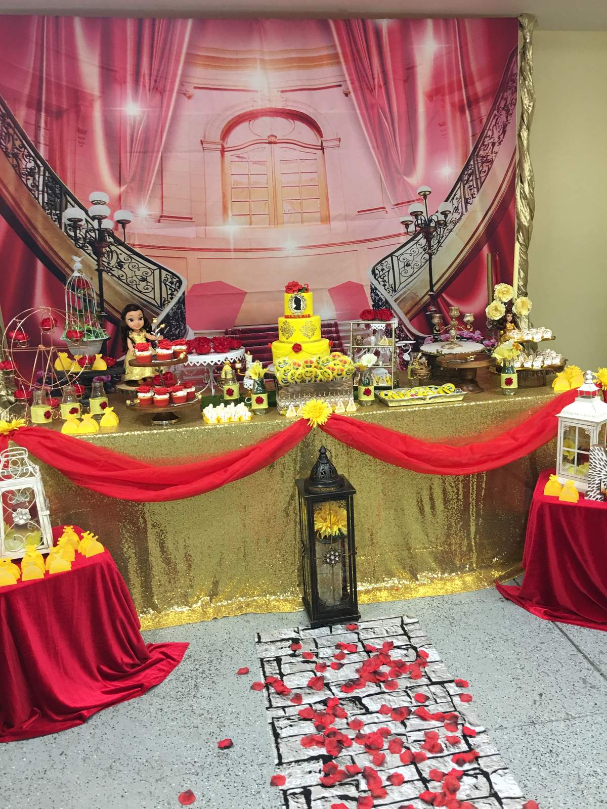 Melanie's Beauty and the Beast birthday party - Belle