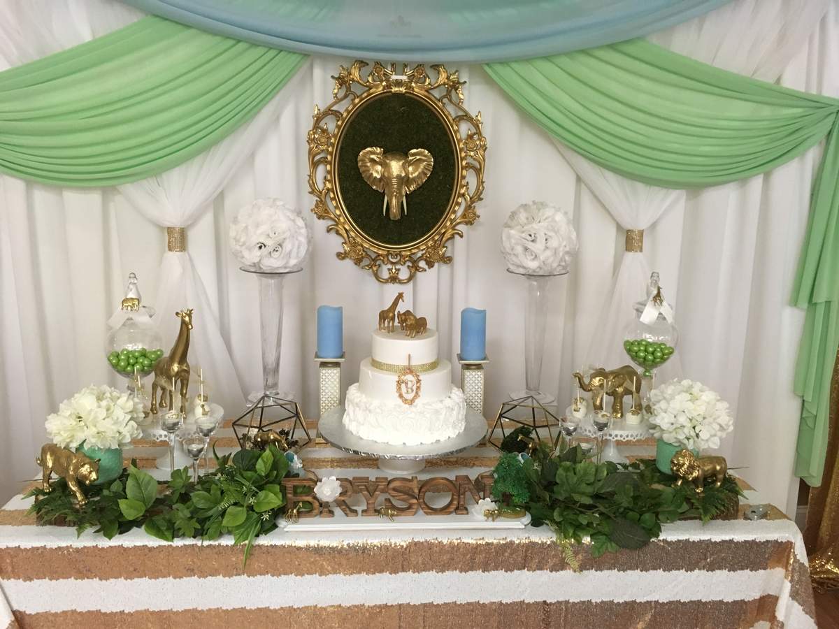 Kassandra's Baby Shower - Elegant Safari Theme