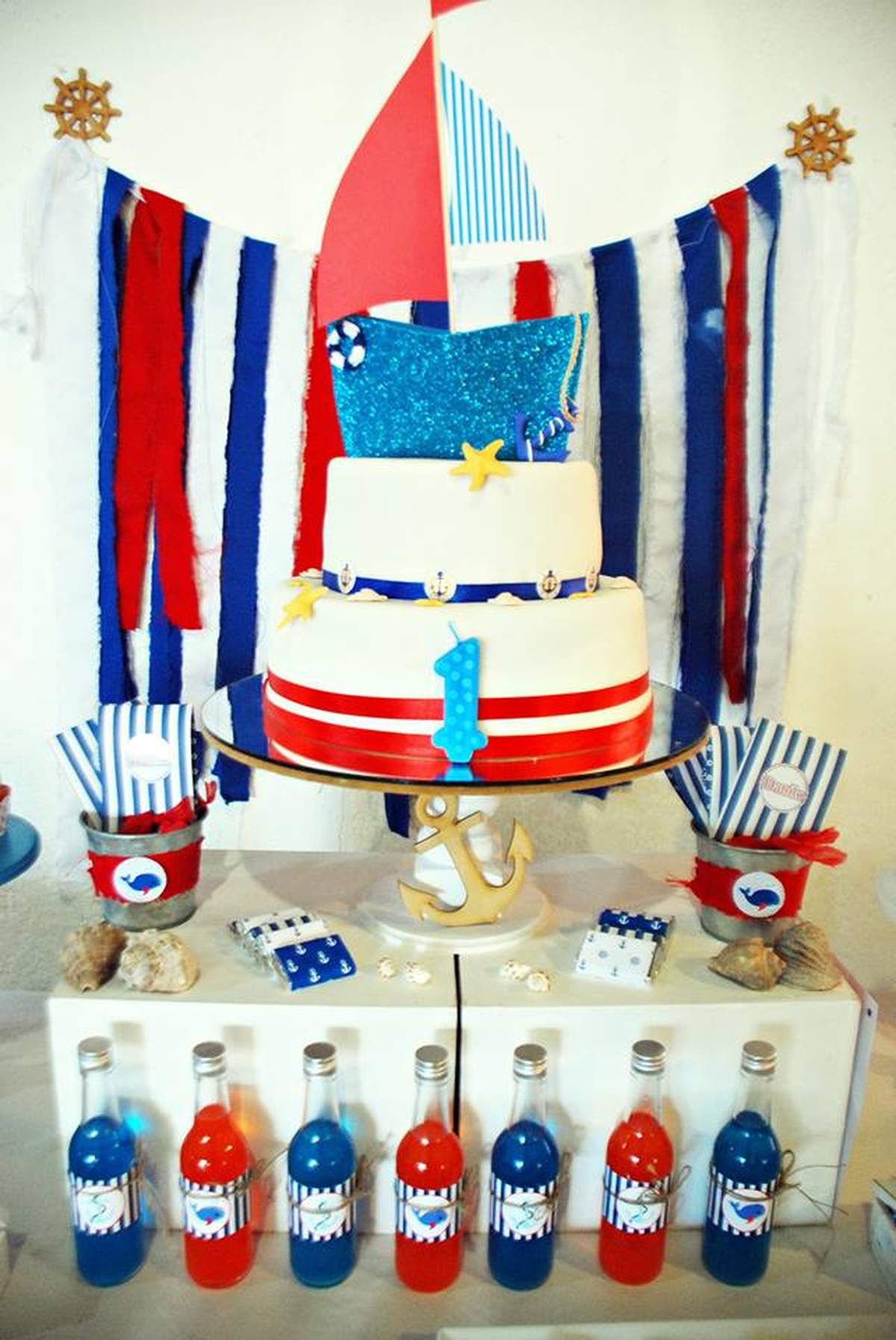 Mariner Birthday Party Ideas Photo 10 of 14 Catch My Party