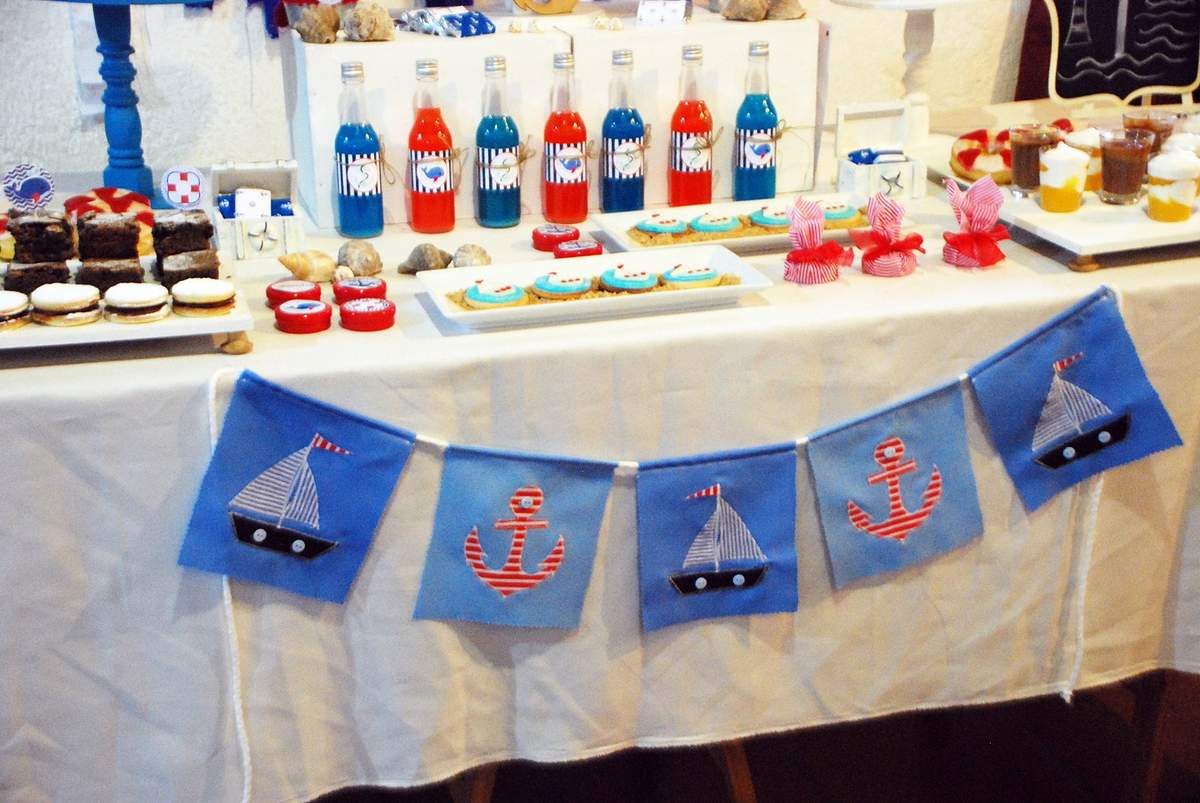 Mariner Birthday Party Ideas Photo 10 of 14 Catch My Party