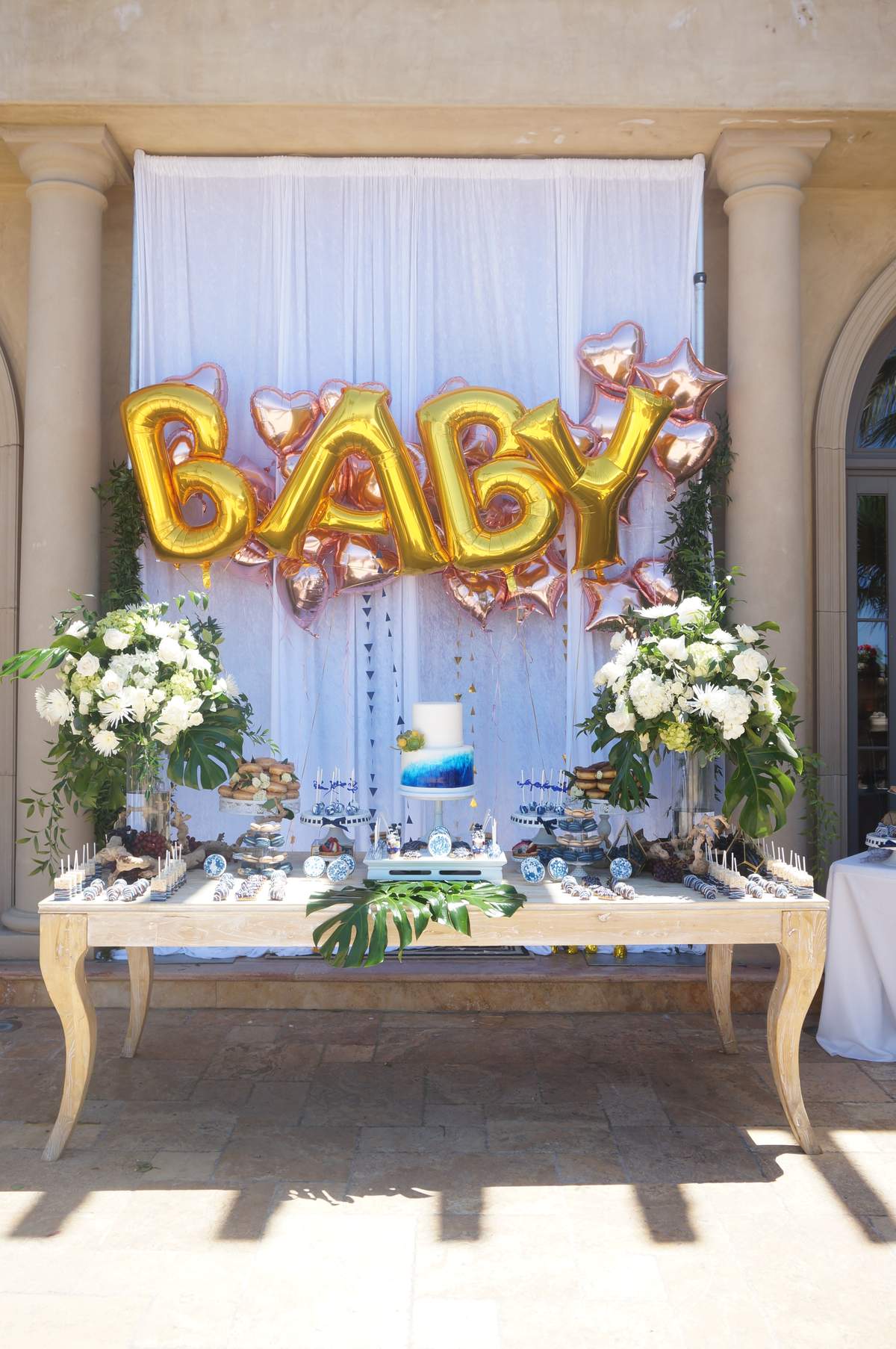 Baby Blue Jeans  - It's a boy baby shower 