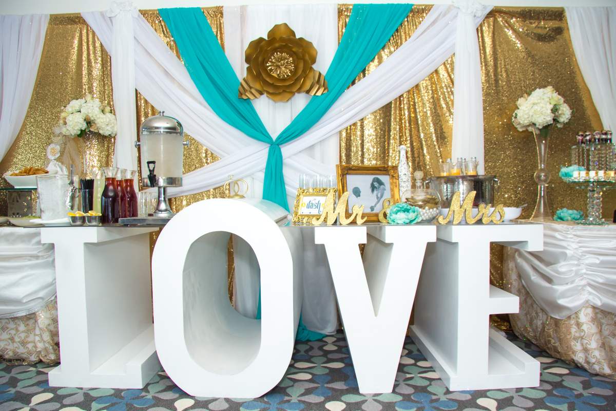 Gold Bridal Shower - Elegant Bridal Shower