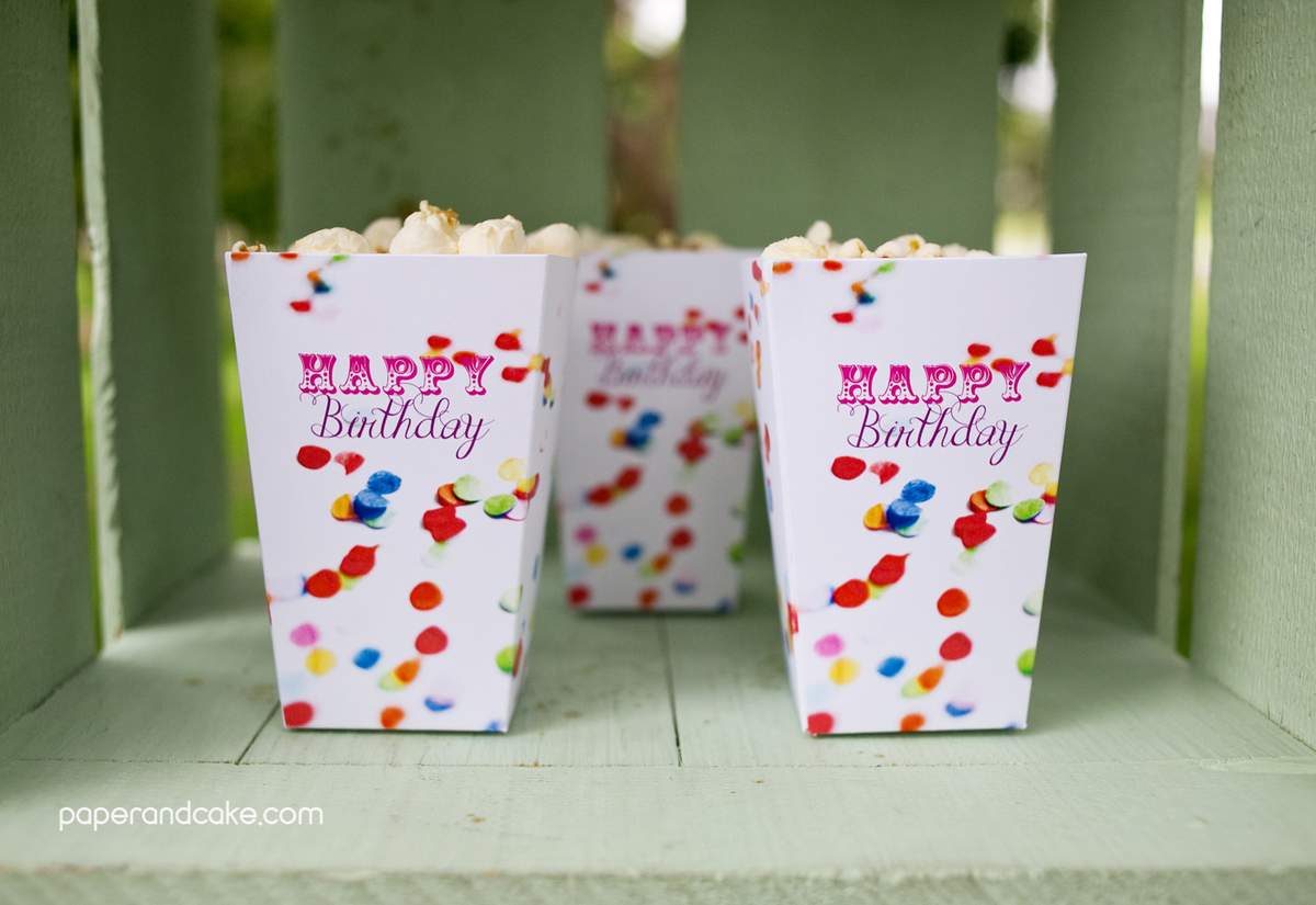Confetti Birthday Party Ideas Photo 20 of 23 Catch My Party