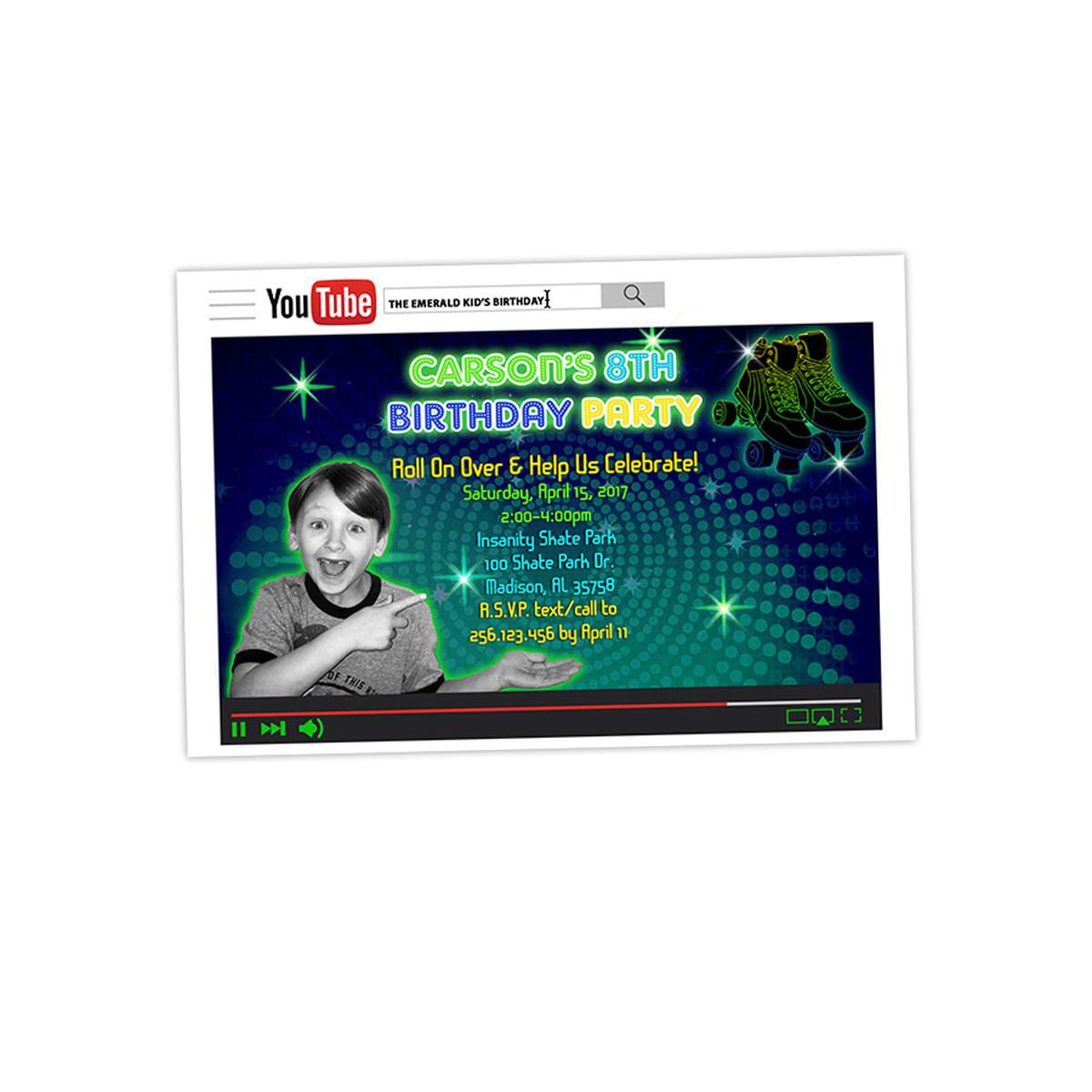 Emerald Kid's YouTube - Emoji - Minecraft Party! - YouTube Minecraft