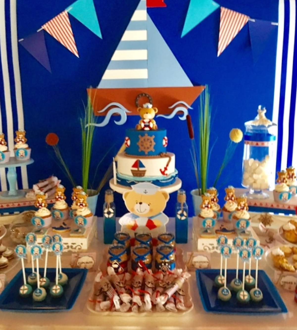 Little Bear - Navy  - Nautical