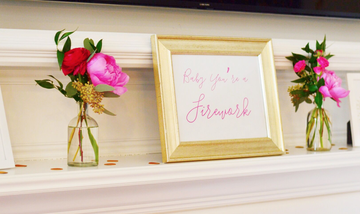Baby You're a Firework 1st Birthday  - None