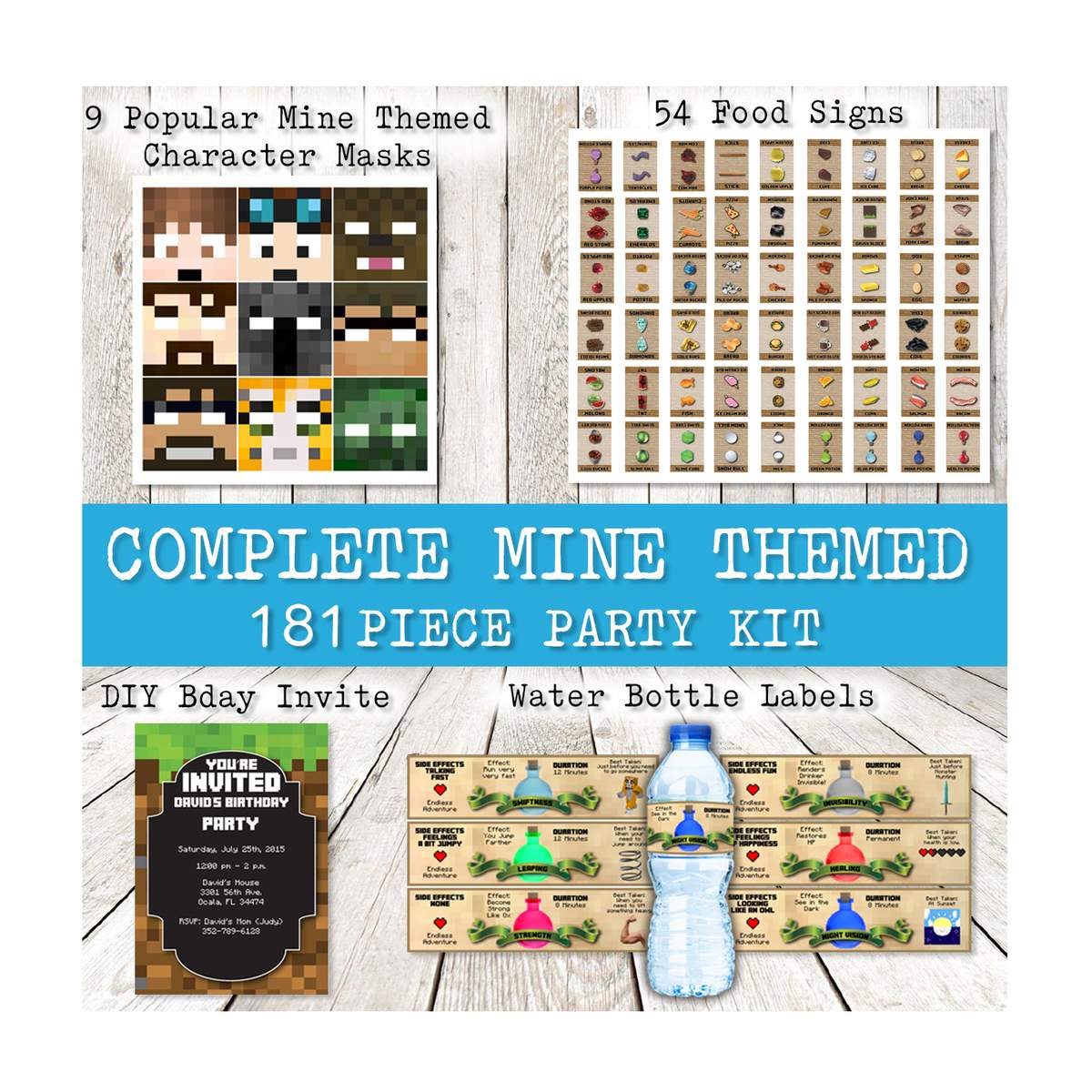 Minecraft Birthday - Minecraft