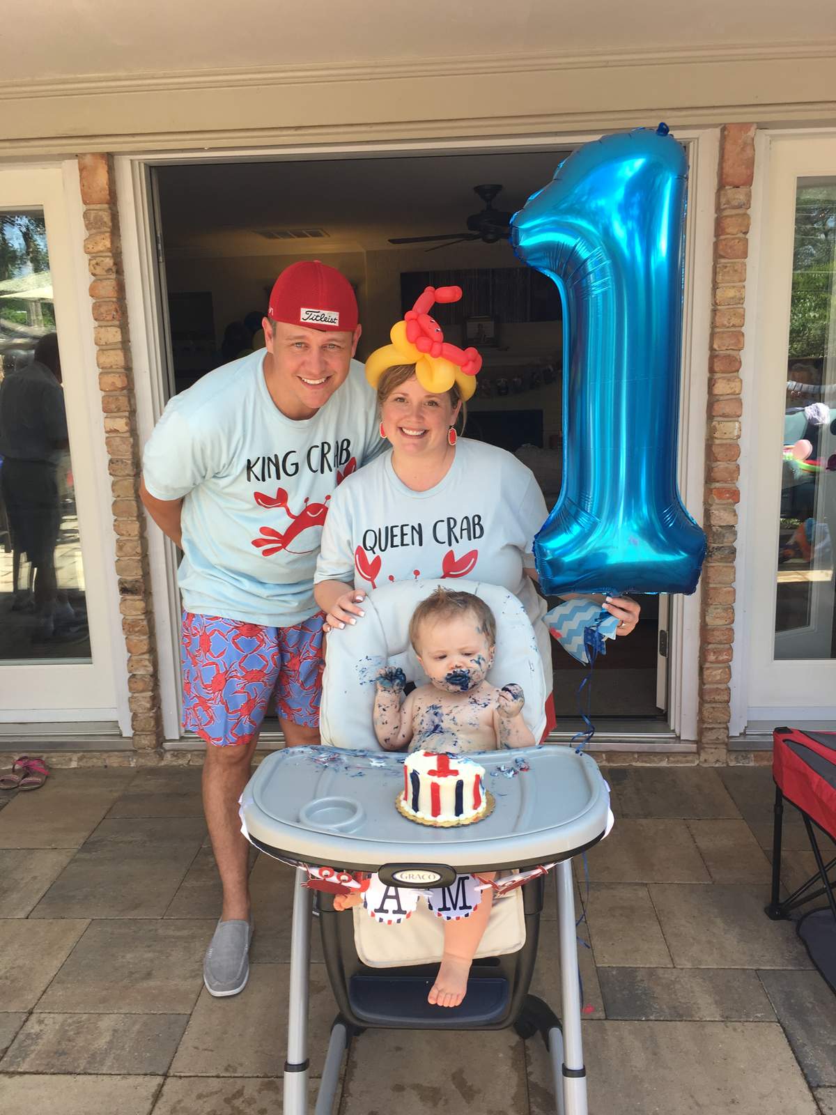 Red Crab / Birthday "Beckhams 1st Birthday Party" | Catch My Party