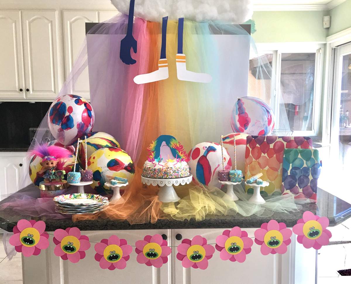 Trolls birthday party - Trolls birthday