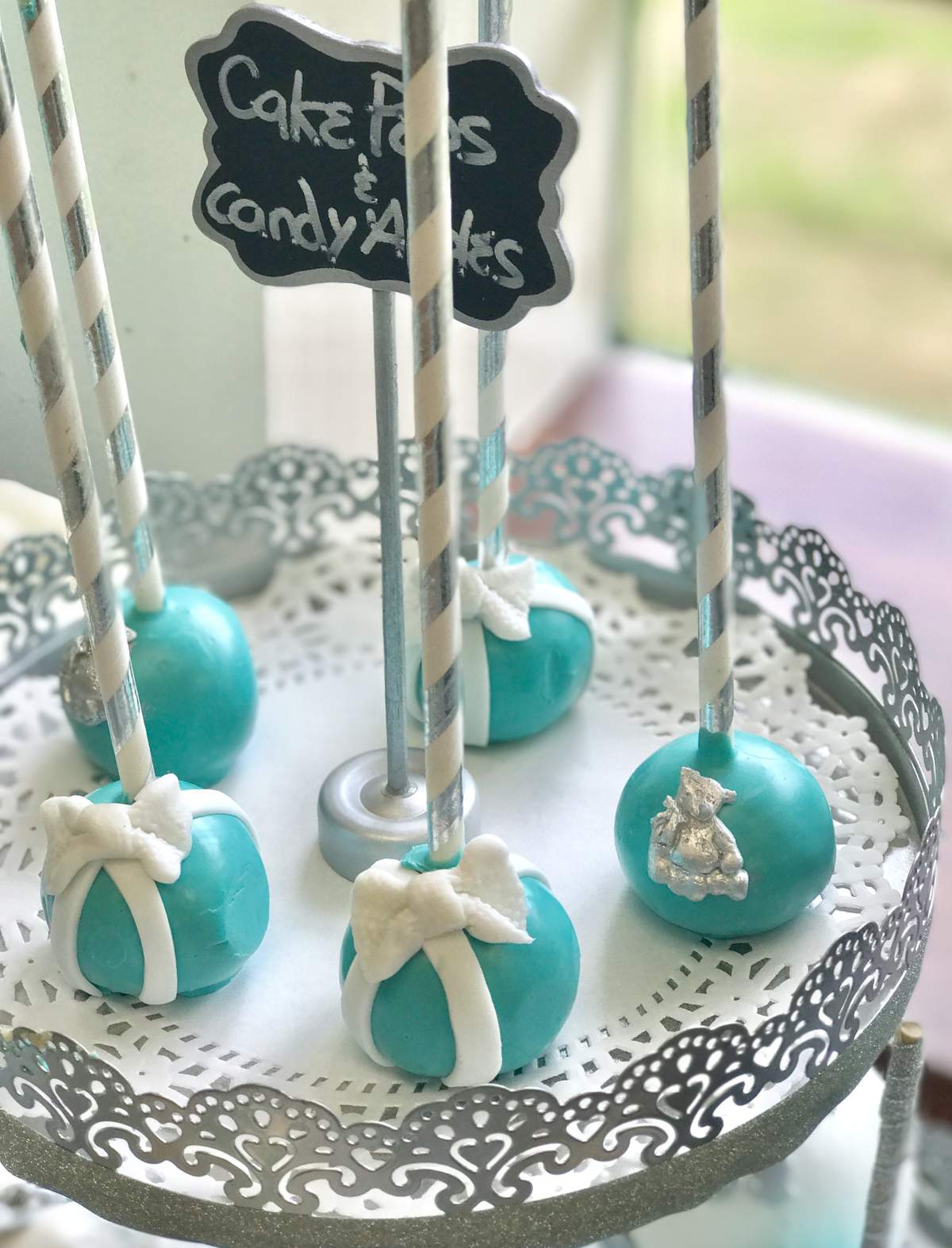 Tiffany & Co. Baby Shower Party Ideas Photo 11 of 13 Catch My Party