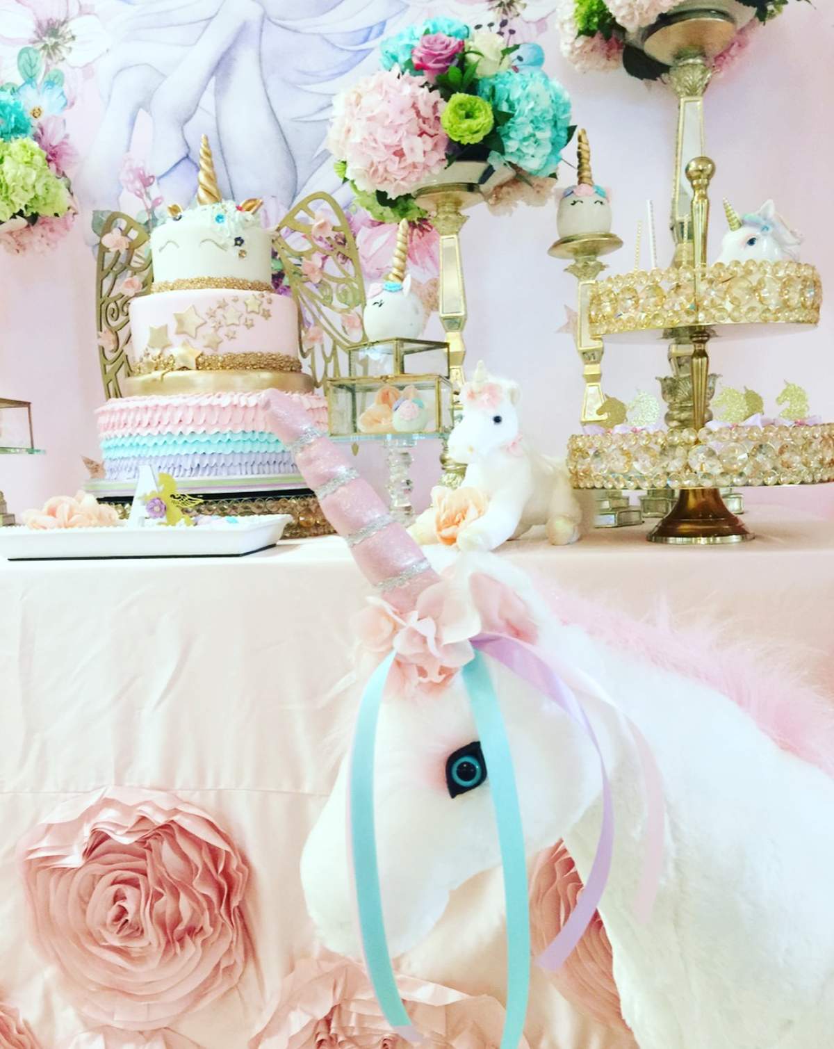 Unicorns Baby Shower Party Ideas Photo 1 of 13 Catch My Party