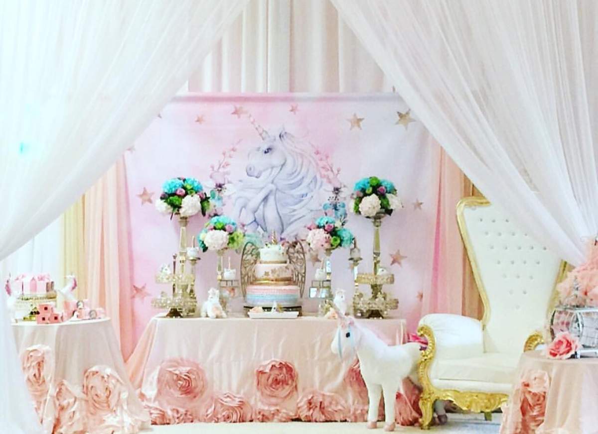 Unicorns Baby Shower Party Ideas Photo 1 of 13 Catch My Party