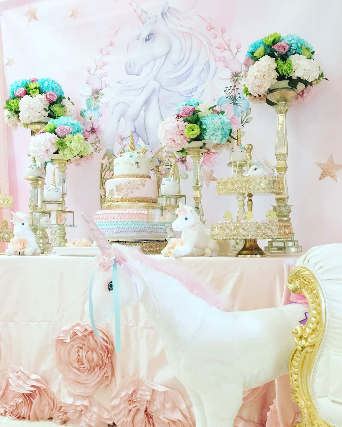 Unicorns Baby Shower Party Ideas Photo 1 of 13 Catch My Party
