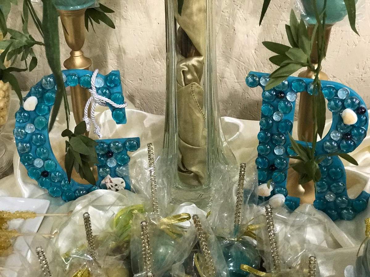 Gilyards family Reunion 2017 - banquet candy buffet/decor