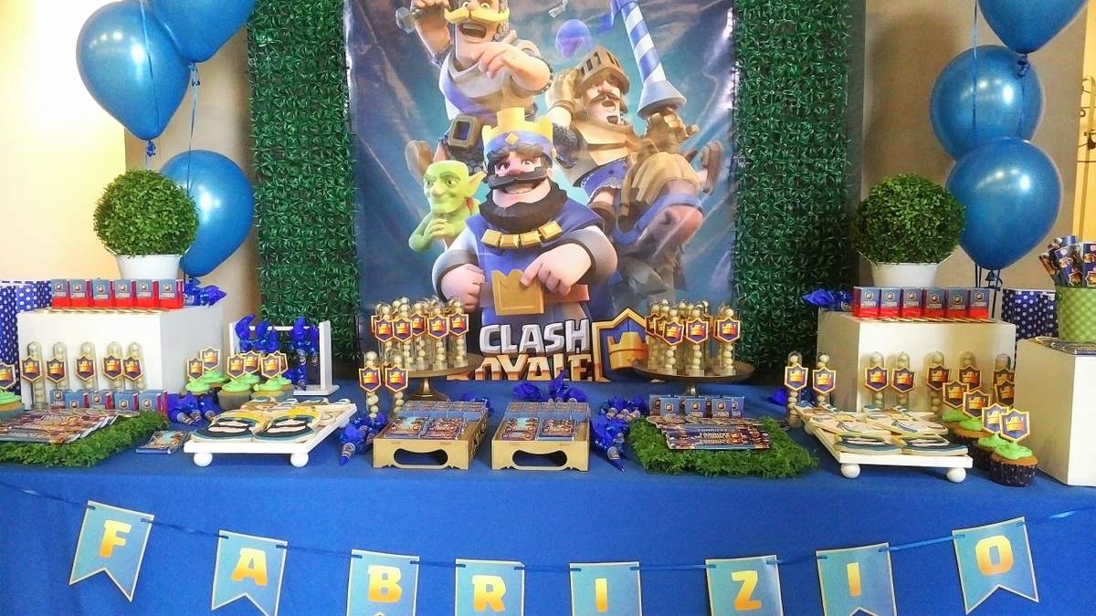 Clash Royale Birthday Party Ideas Photo 6 of 15 Catch My Party