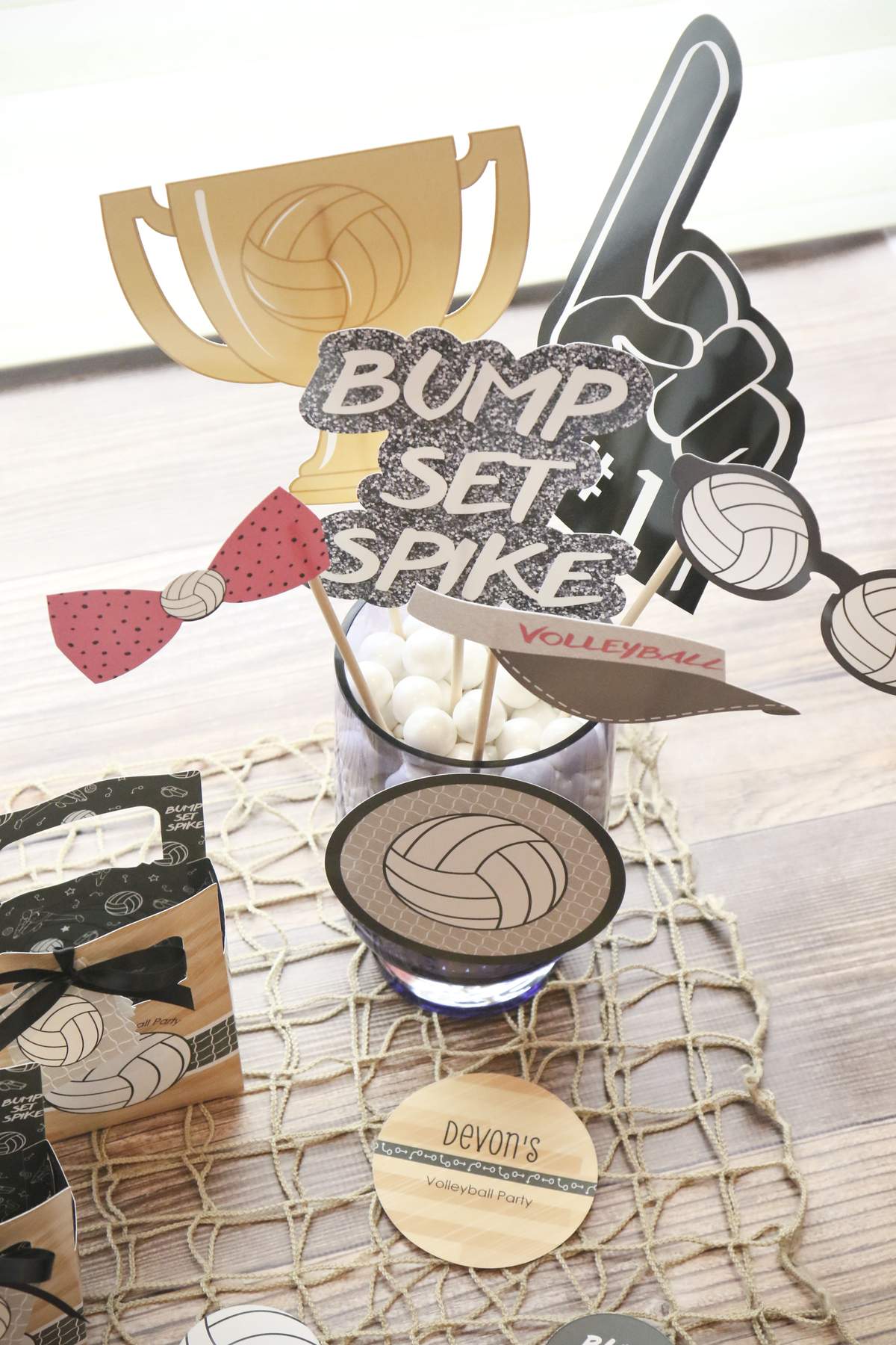 Volleyball Birthday Party Ideas Photo 1 of 8 Catch My Party