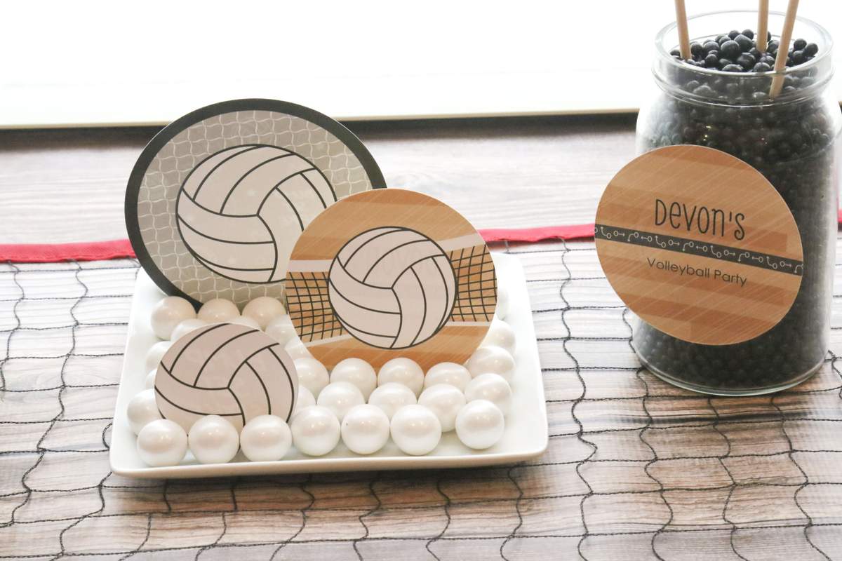 Volleyball Birthday Party Ideas Photo 1 of 8 Catch My Party