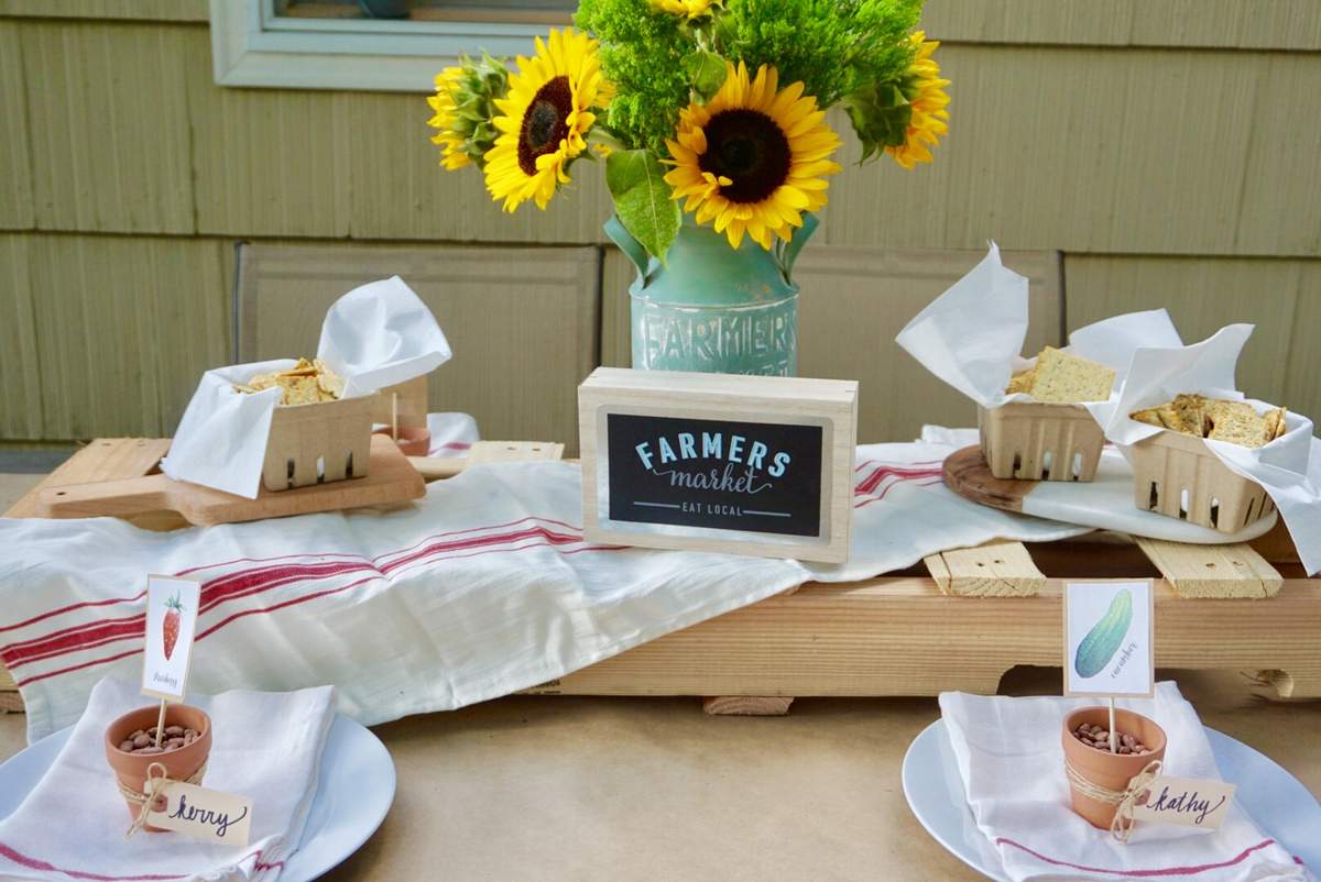 Farmer's Market to Table: Summer Dinner Party - Farmer's Market