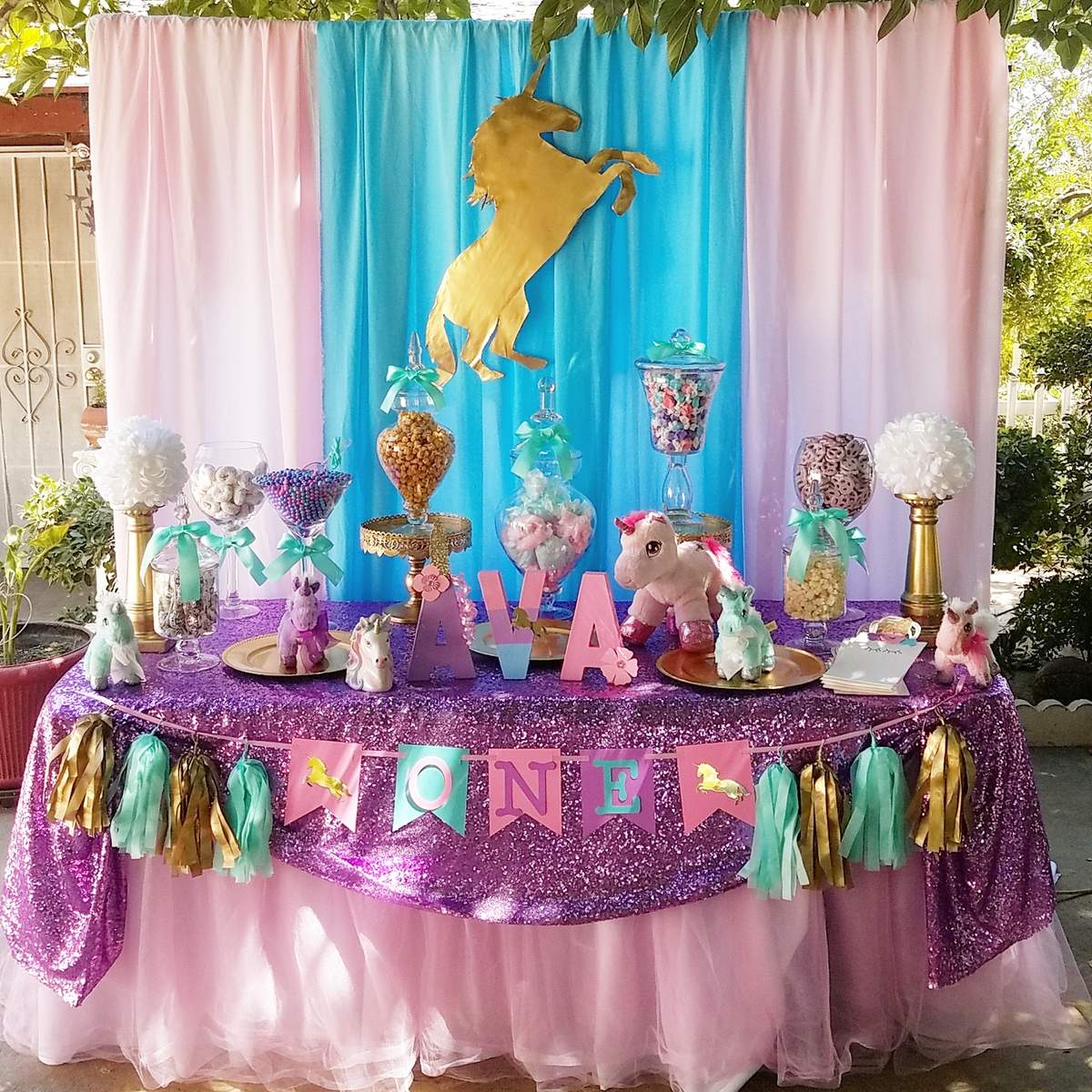 Ava's Magical First Birthday - Unicorns
