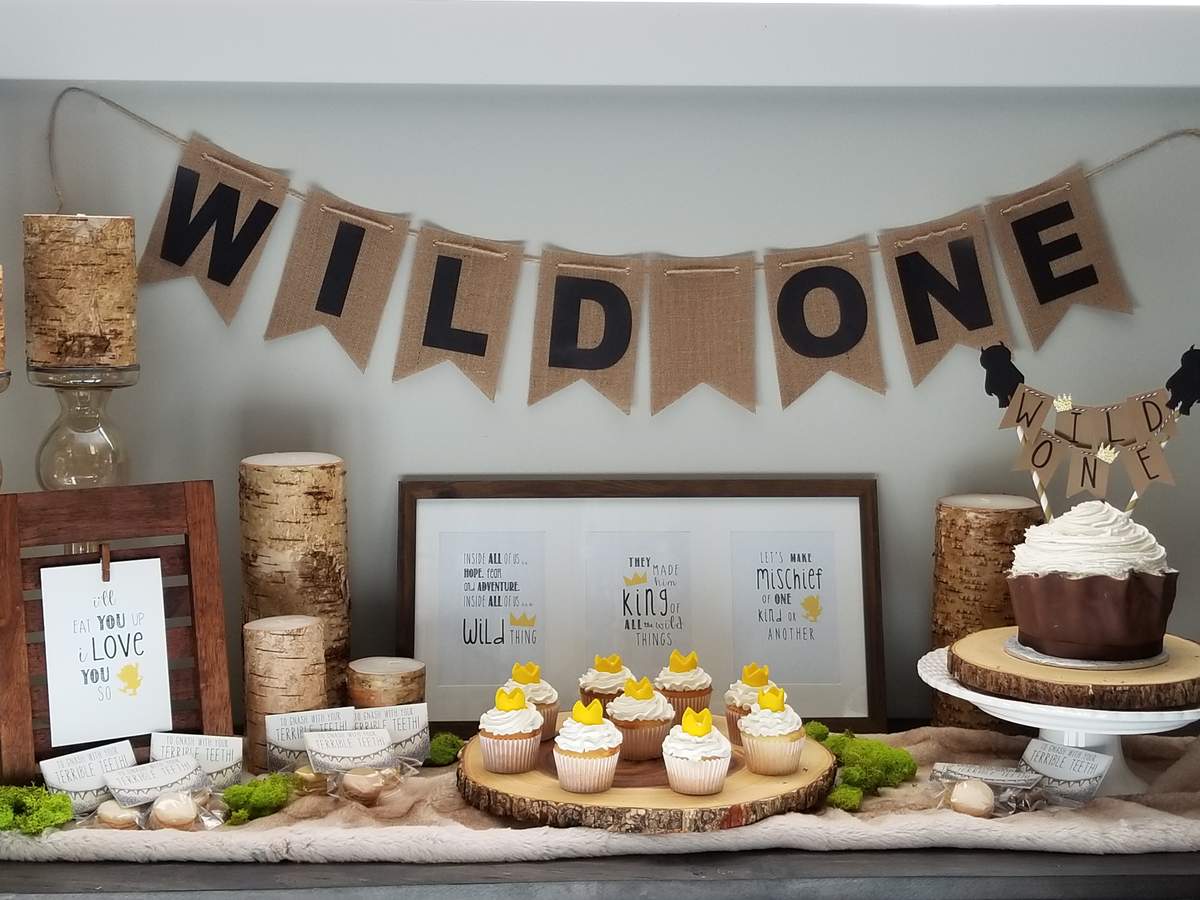 Layton's a Wild One - First Birthday Party - Where the Wild Things Are