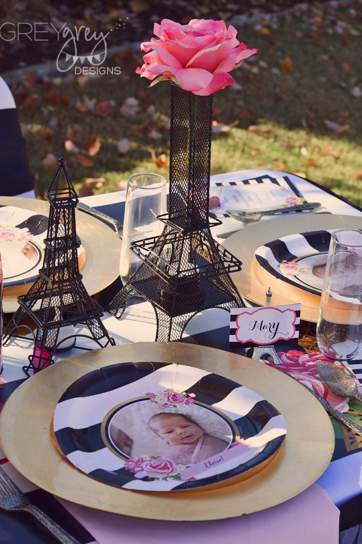 French / Parisian Baby Shower Party Ideas Photo 1 of 53 Catch My Party