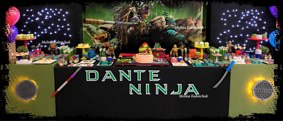 Turtles Ninja birthday party - Teenage Mutant Ninja Turtles