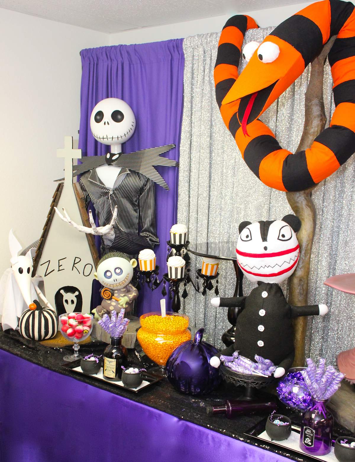 The Nightmare Before Christmas Birthday Party Ideas Photo 1 Of 12