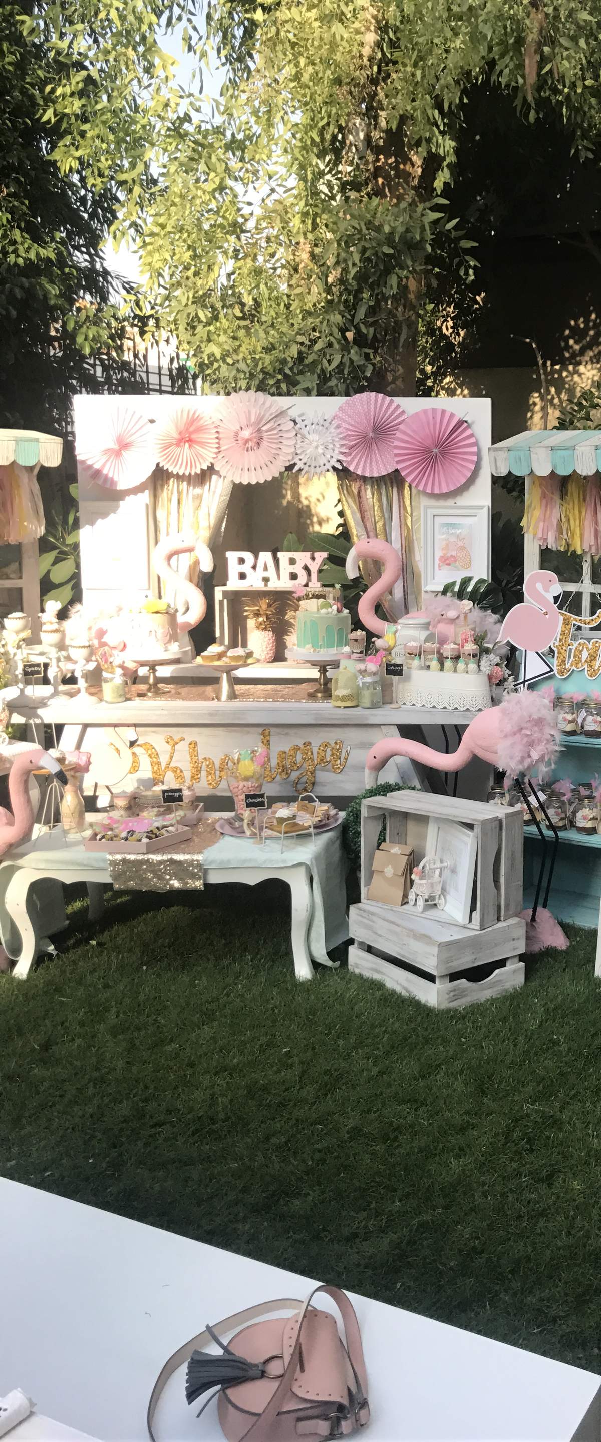 Khadiga's flamingos baby shower - Flamingos