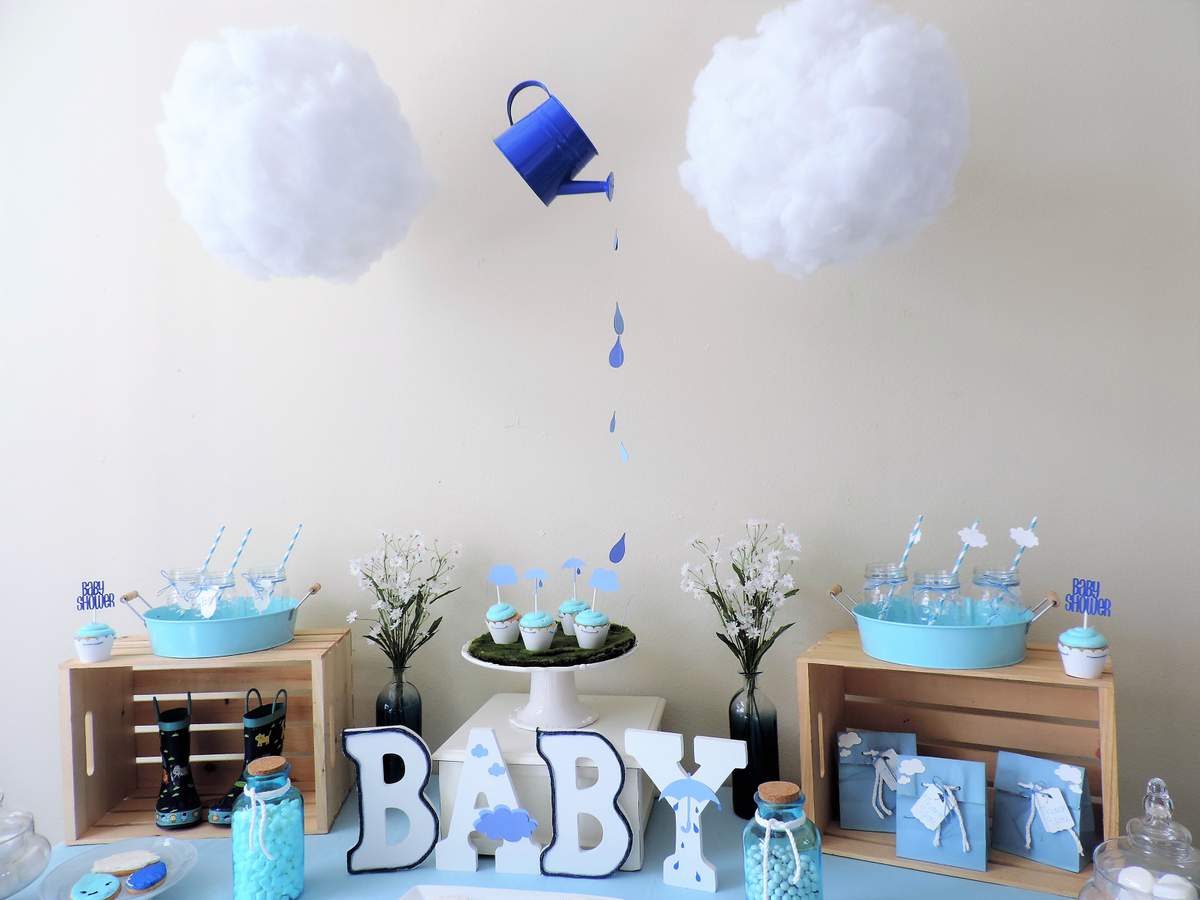 April Shower baby shower - Showered With Love