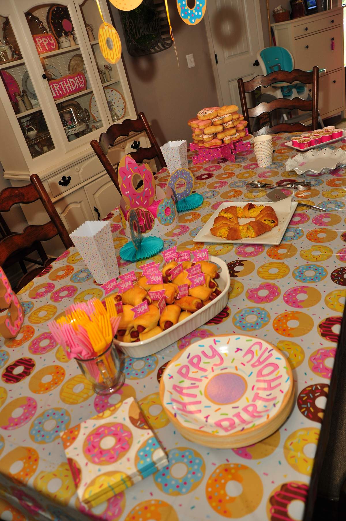 Anna's Donut Shop Birthday - Donuts