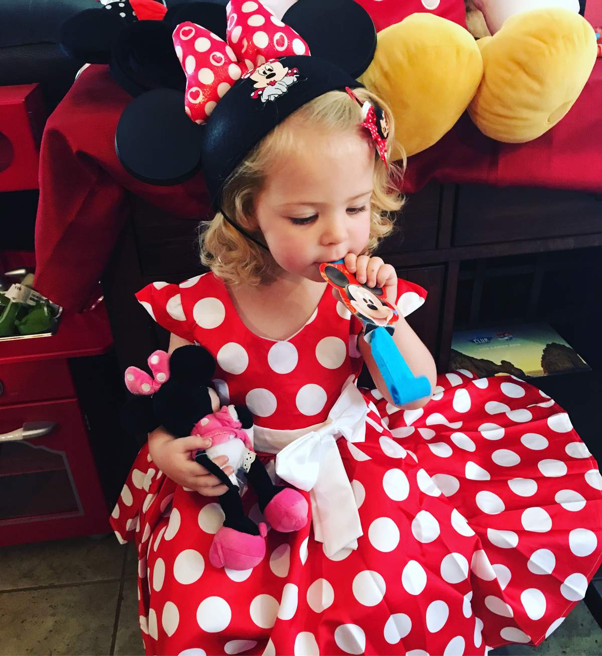 minnie mouse 2nd birthday dress Personalised Pink Minnie Mouse Tutu Romper Birthday Dress – Little Secrets main image 0