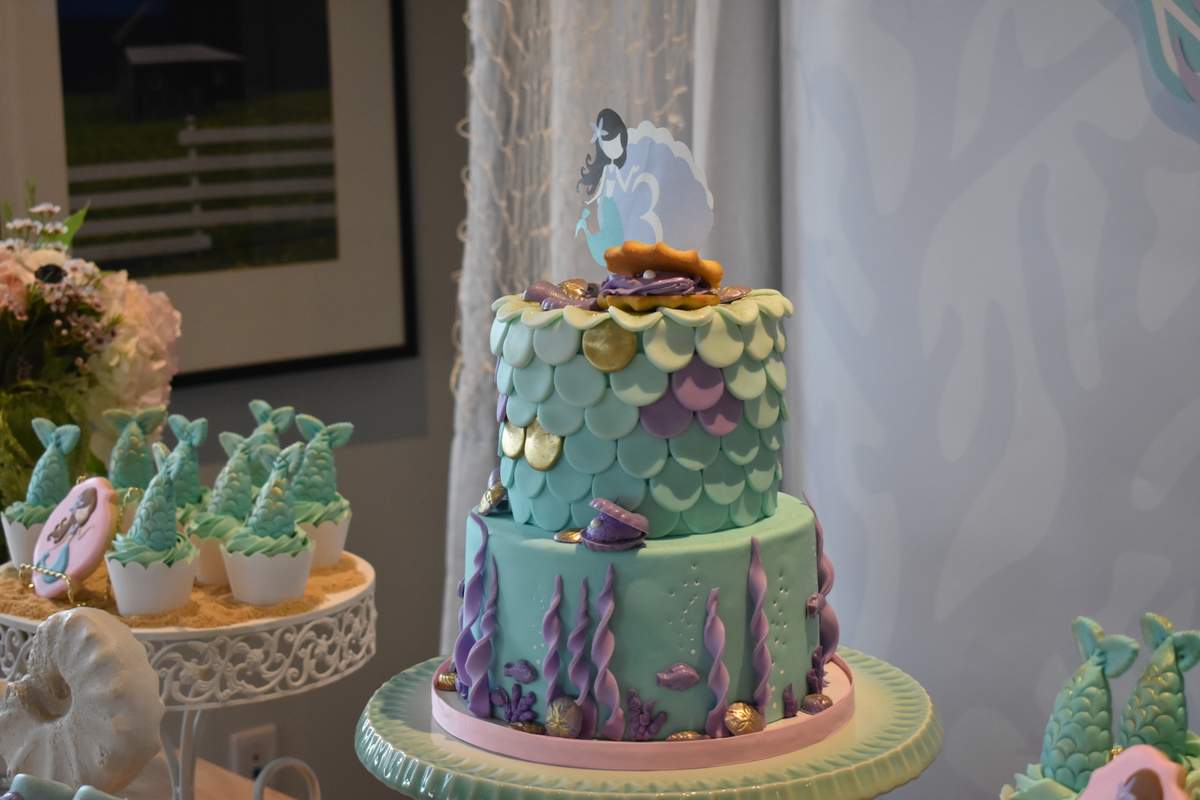 Pastal Mermaid Theme Birthday - Mermaids