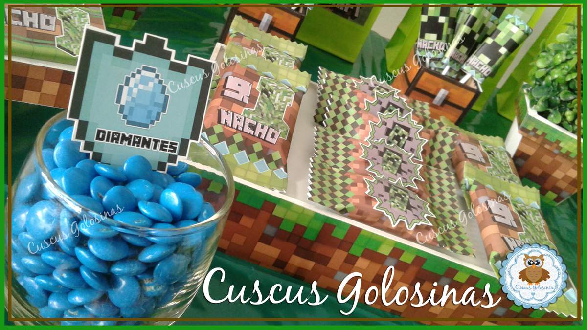 Minecraft birthday party - Minecraft