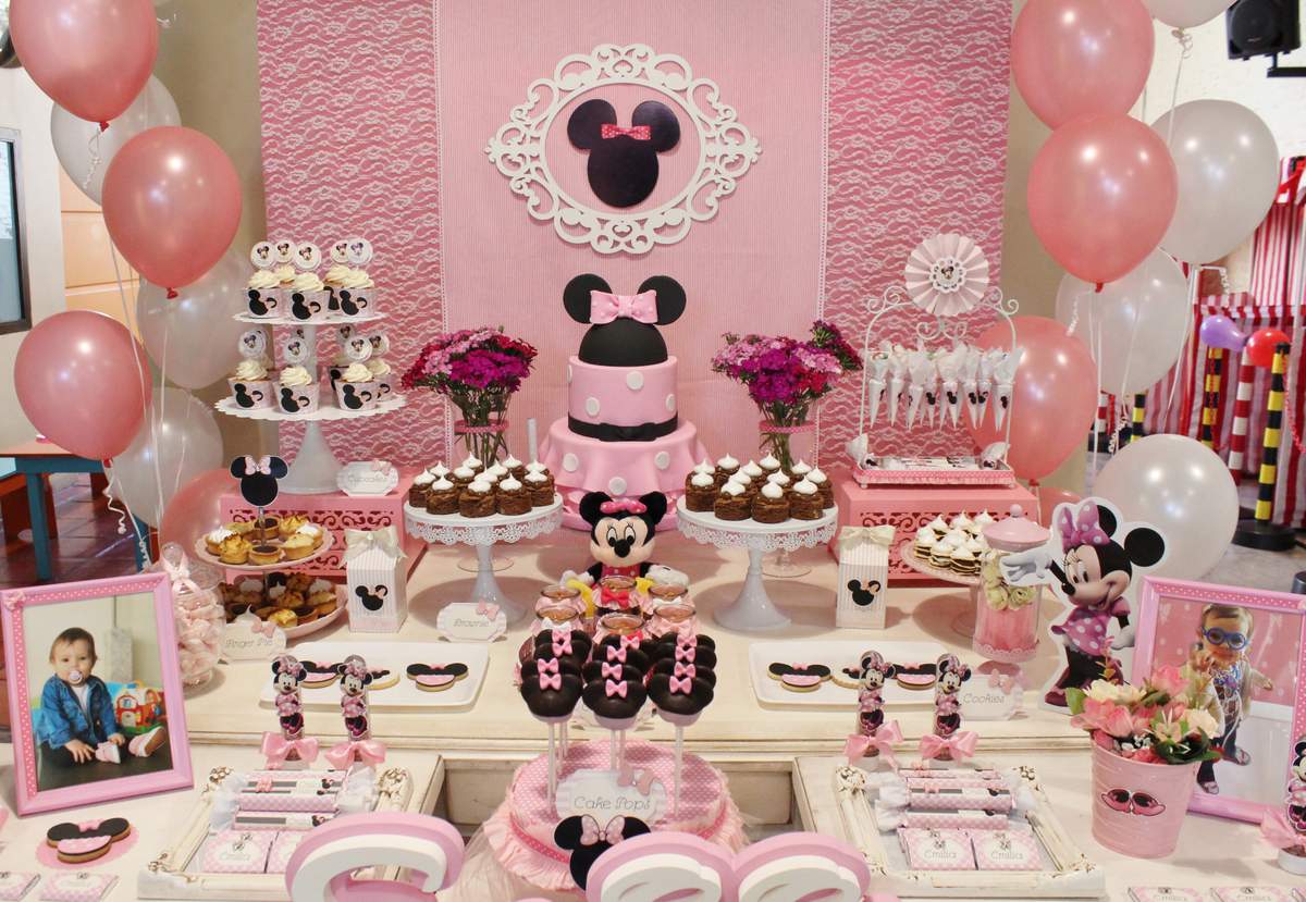 Pink Minnie Mouse Party  - Minnie Mouse