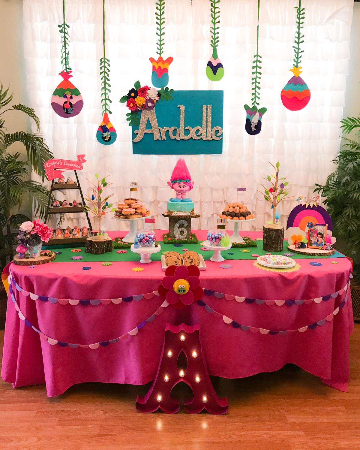 Arabelle's Trolls 6th Birthday Party - Trolls