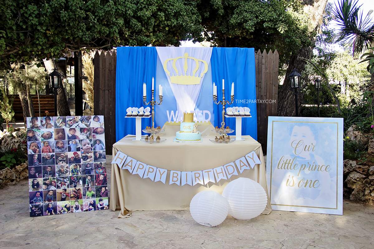 A Royal First Birthday Party - Prince