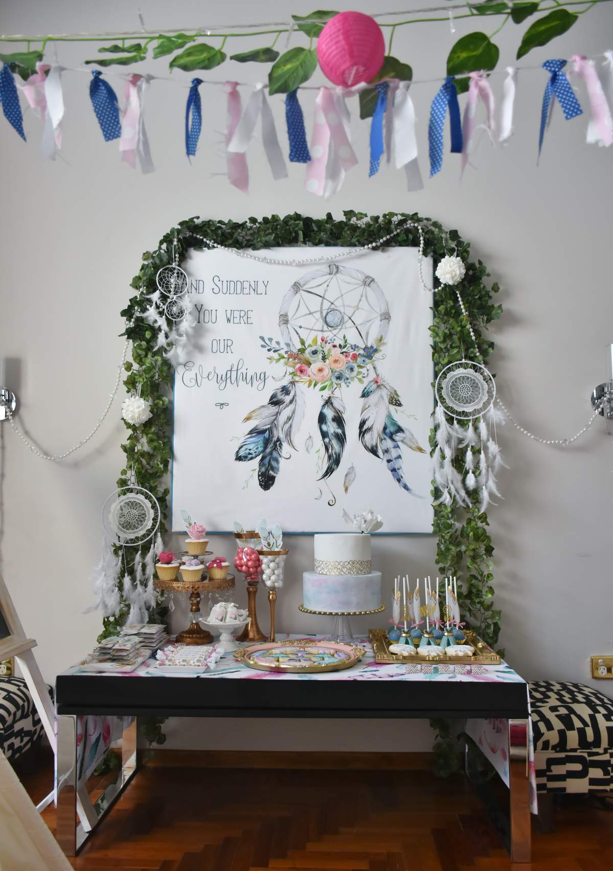 Boho chic birthday for Agustina - Boho Chic, slumber party