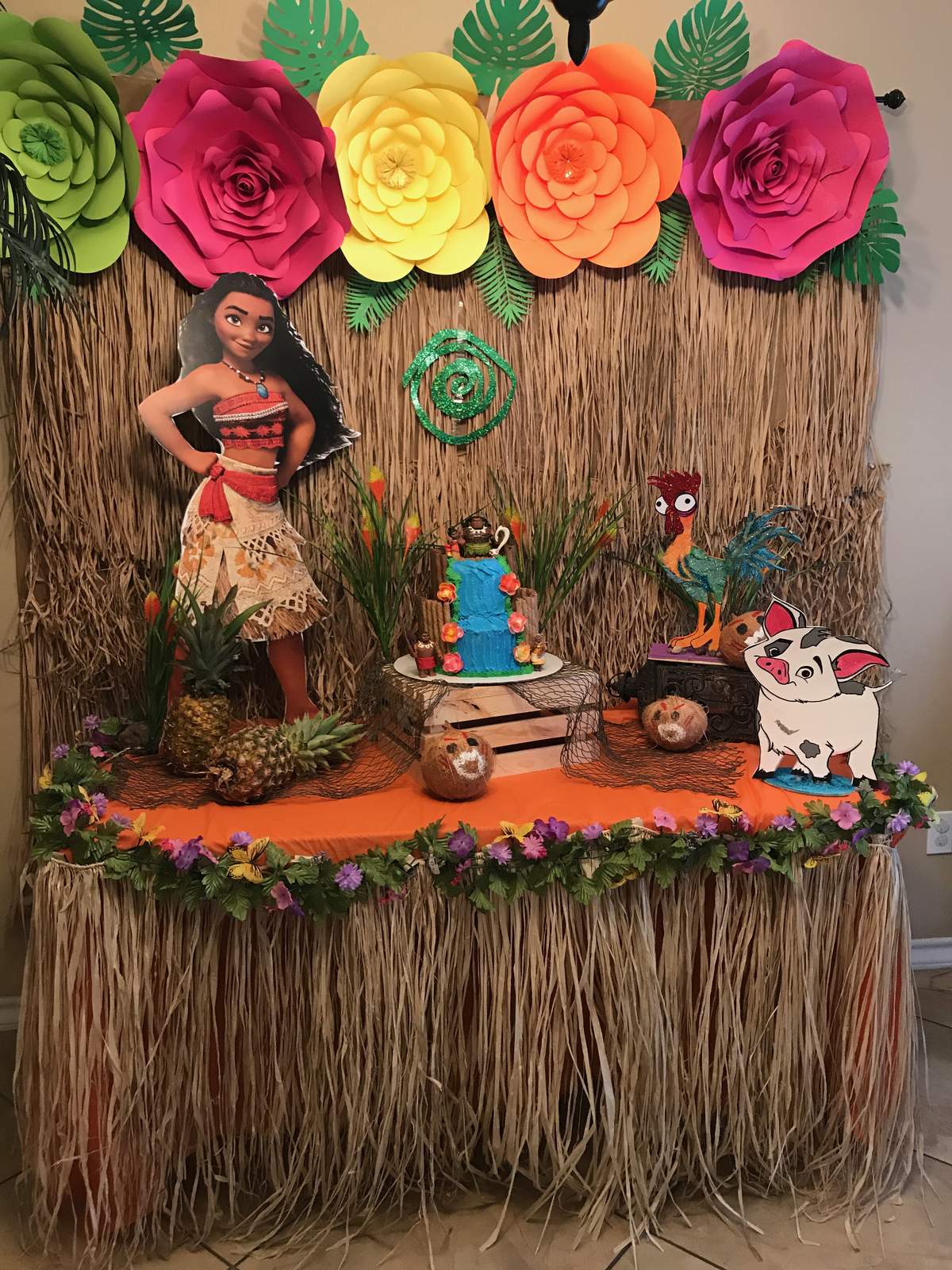 Ava’s Moana birthday party - Moana
