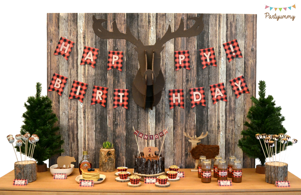 Lumberjack Birthday Party Ideas Photo 1 Of 15 Catch My Party