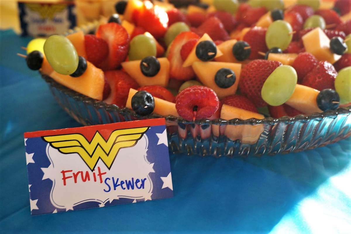 Wonder Woman Birthday Party Ideas Photo 1 of 23 Catch My Party