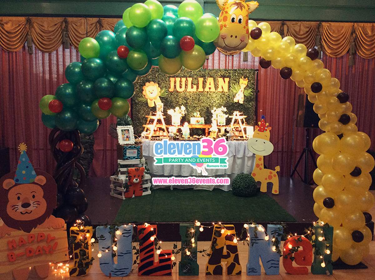 Safari Jungle Birthday Party Ideas Photo 4 Of 5 Catch My Party