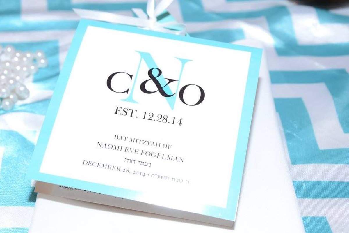 Naomi's Bat Mitzvah - Inspired by Tiffany & Co.